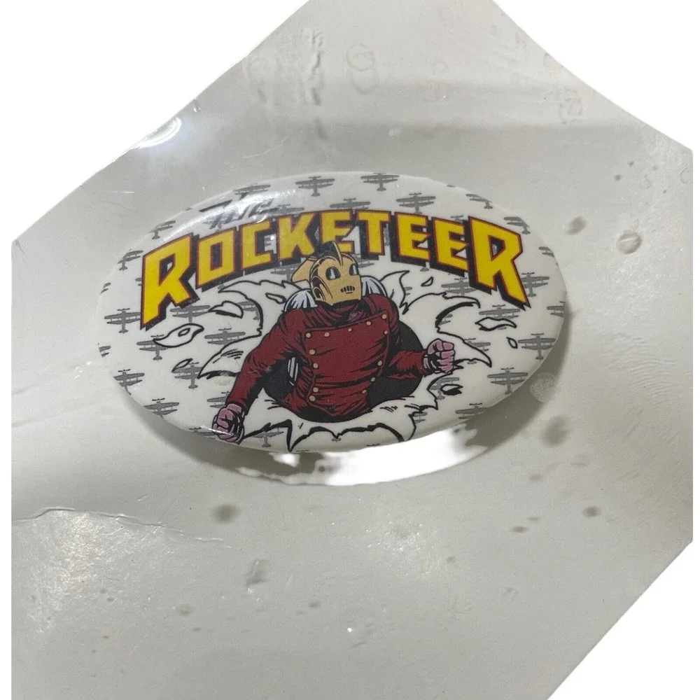 The Rocketeer‎ Vintage Walt Disney Pin Button Pinback